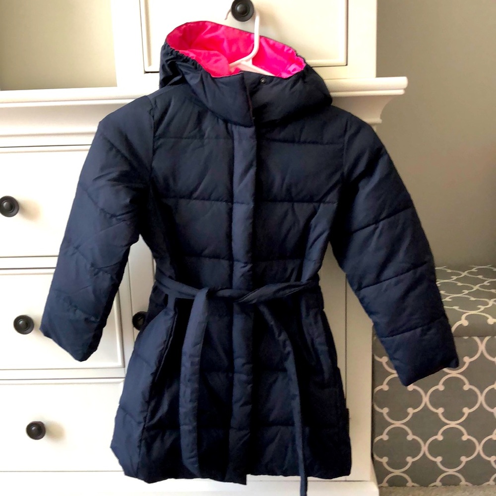Crewcuts girls navy puffer